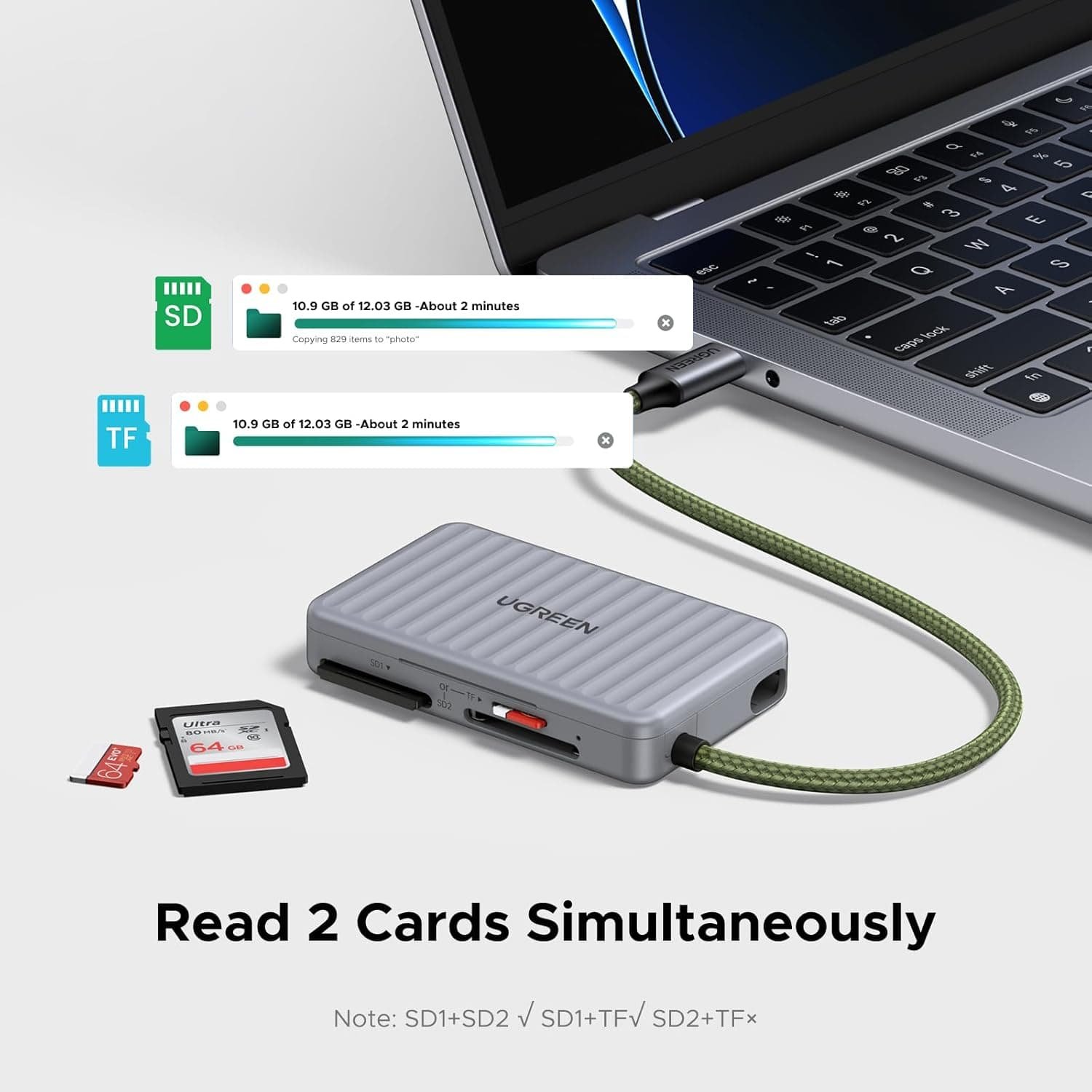 Lector De Tarjetas SD USB C - Imagen 3