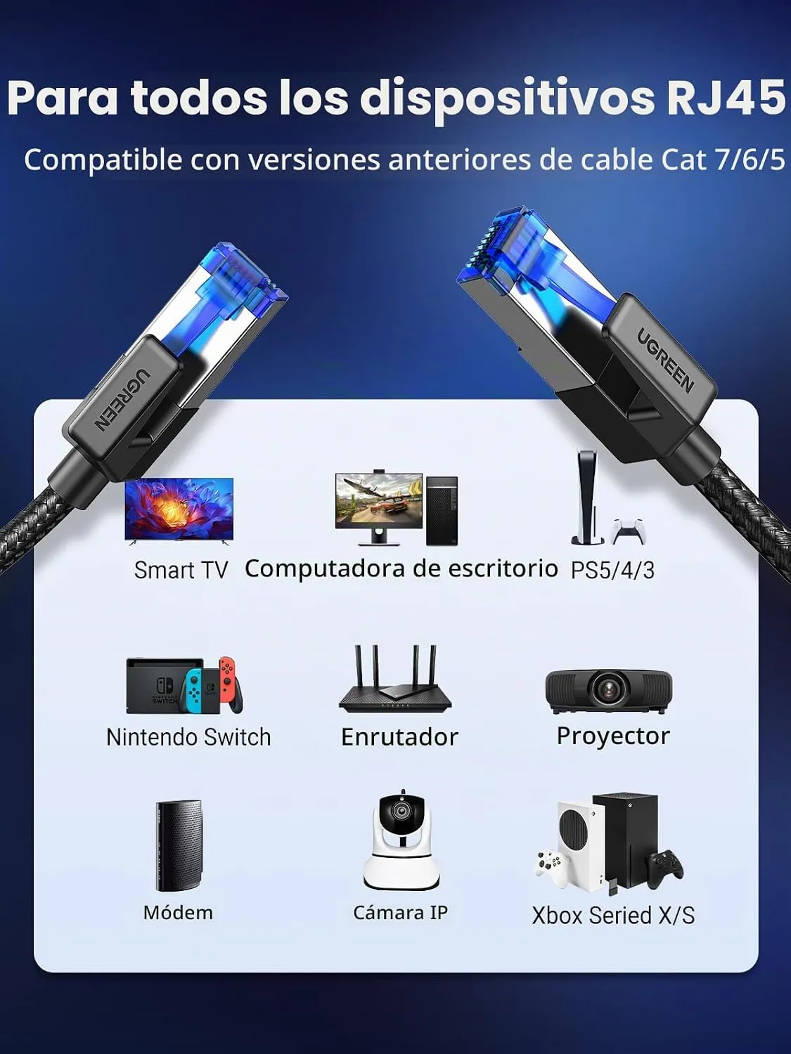 Cable Internet CAT 8 De 2 M - Imagen 2